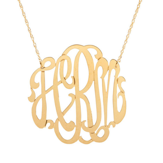 CHESHIRE MONOGRAM NECKLACE Moon & Lola memorial day weekend sales
