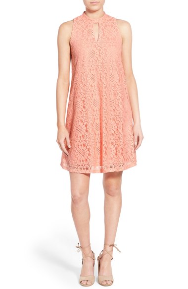 EVERLY Lace Shift Dress Rose Quart  lace sundresses spring summer 2016