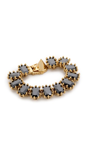 Eddie Borgo Small Rectangle Estate Bracelet Gold Jet Black Shopbop surprise sale