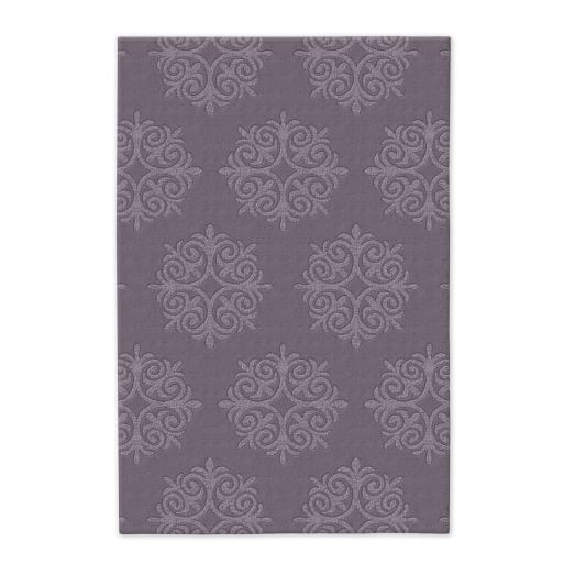 Emblem Wool Rug - Dark Iris West Elm west elm rug sale