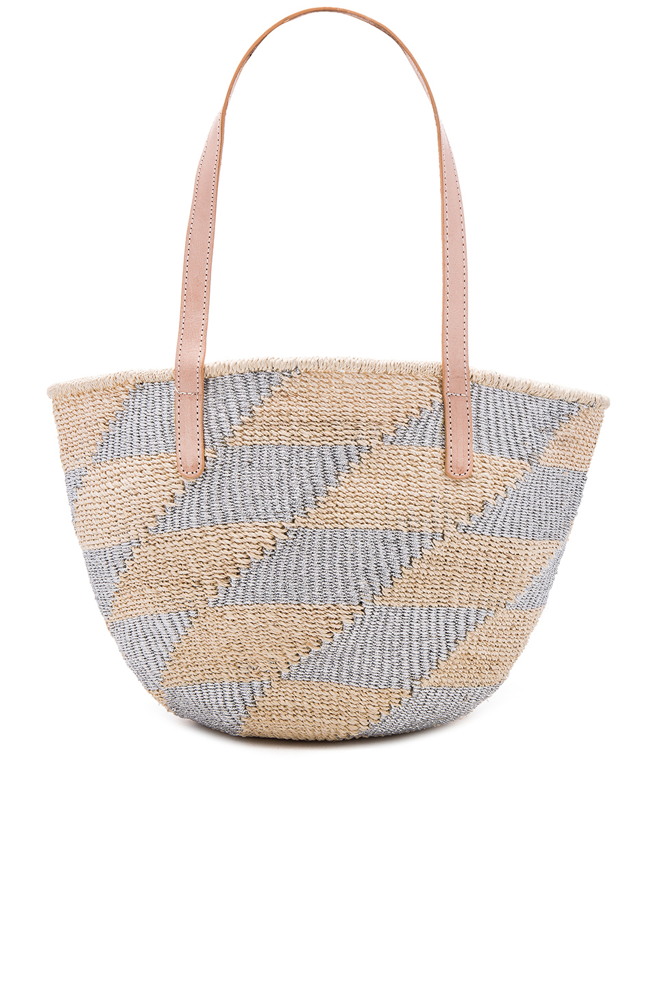 FLORABELLA LAMPIONE BAG Bleach Silver trendy straw totes summer 2016