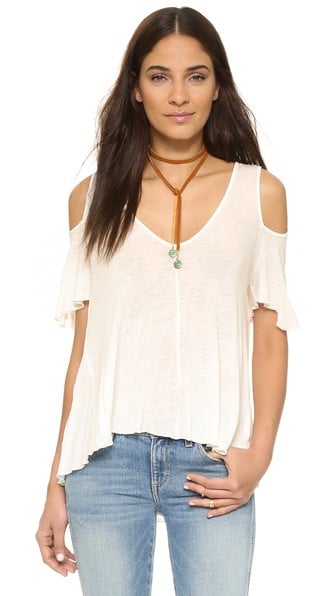 Free People Bittersweet Cold Shoulder Tee Shopbop memorial day weekend sales