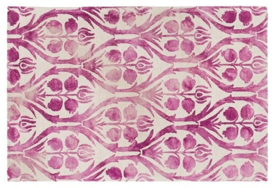 Gardner Rug, Magenta/Ivory One Kings Lane one kings lane rug blowout sale memorial day weekend