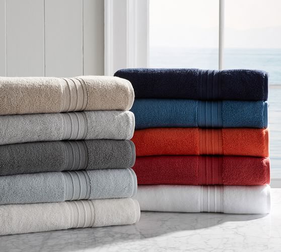 HYDROCOTTON QUICK-DRYING BATH TOWELS Pottery Barn pottery barn pre-memorial day sale 