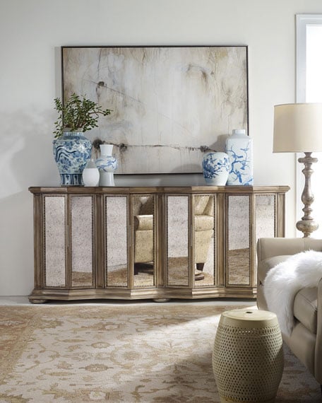 Hooker Furniture Britt Mirrored Credenza Neiman Marcus neiman decor and rug sale may 2016