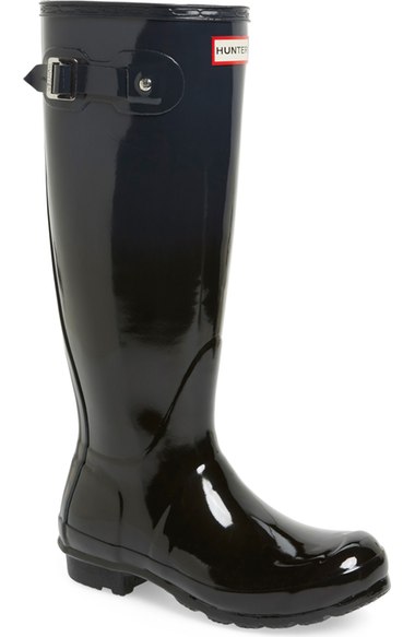 Hunter 'Original Tall - Haze' Rain Boot (Women) Black Dark Slate Nordstrom nordstrom half yearly sale for women
