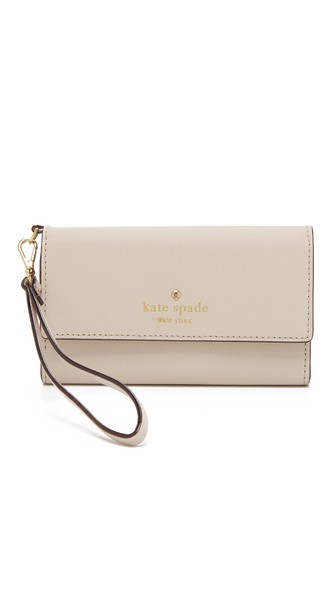 Kate Spade New York Cedar Street iPhone 6 / 6s Wristlet Crisp Linen Fresh Air Tulip Pink Shopbop shopbop memorial day sale 