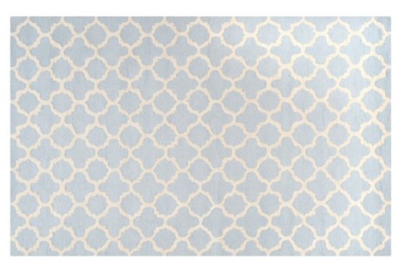 Liam Rug, Light Blue/Ivory One Kings Lane one kings lane rug blowout sale memorial day weekend