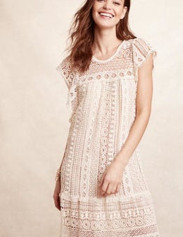 Maeve Crochet Tunic Dress Sand crochet dresses for summer 2016