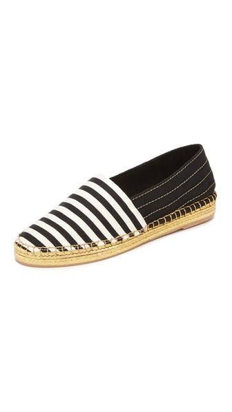 Marc Jacobs Sienna Flat Espadrilles Black White Stripe Shopbop