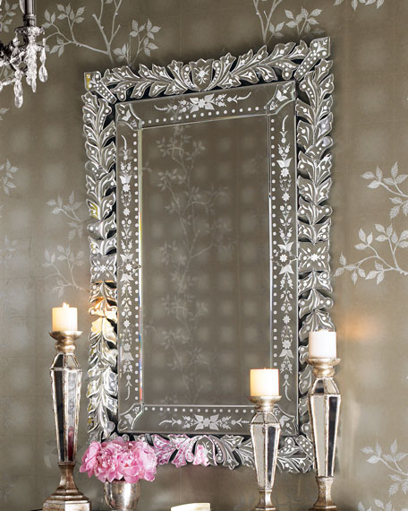 Marta Venetian-Style Wall Mirror Neiman Marcus neiman decor and rug sale may 2016