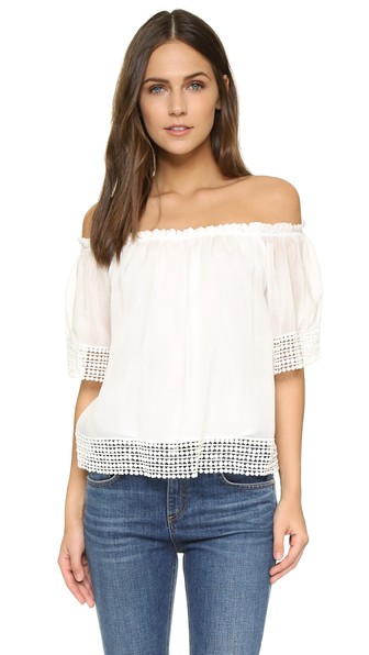 Maven West Stella Off Shoulder Blouse Ivory Shopbop shopbop memorial day sale 