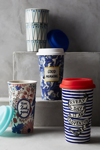 Molly Hatch Sweet Salutation Travel Mug Anthropologie anthropologie mother's day weekend sale