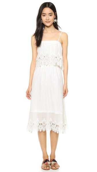 Moon River Lace Dress White lace sundresses spring summer
