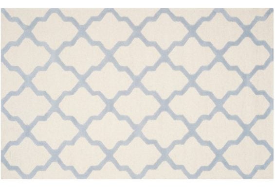 Mulberry Moroccan Lattice Rug, Light Blue One Kings Lane one kings lane rug blowout sale memorial day weekend