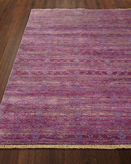 Mulberry Rug, 5'6" x 8'6" Purple Neiman Marcus neiman marcus decor and rug sale
