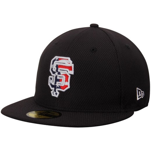 NEW ERA SAN FRANCISCO GIANTS NAVY CUSTOM STARS & STRIPES 59FIFTY FITTED HAT memorial day san francisco giants stars and stripes 