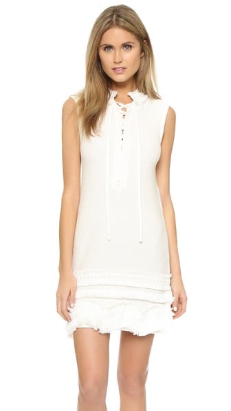 Nanette Lepore Sunset Dress White lace-up dresses spring 2016