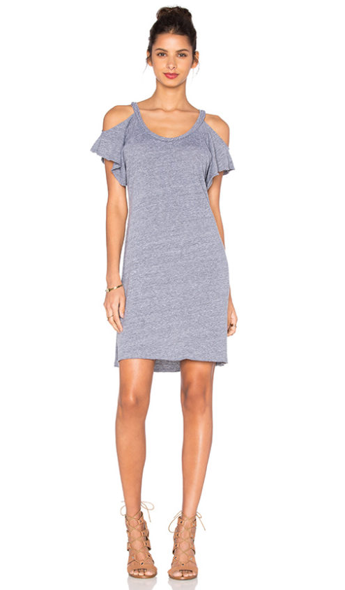 Nation LTD CASSANDRA COLD SHOULDER DRESS Heather Grey, Guava cold shoulder dresses spring candace rose