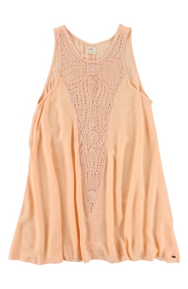 O'Neill 'Sophie' Crochet Cover-Up Soft Peach beach cover-ups
