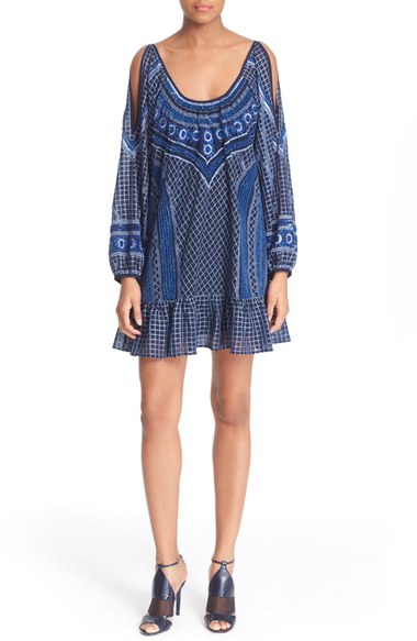 Parker 'Woodstock' Embellished Cold Shoulder Dress Atlantic cold shoulder dresses spring candace rose