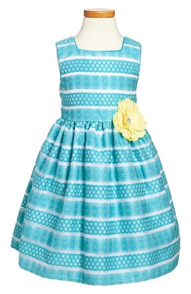 Pippa & Julie Sleeveless Party Dress (Toddler Girls, Little Girls & Big Girls) Turquoise Nordstrom nordstrom half yearly sale for kids girls of all ages