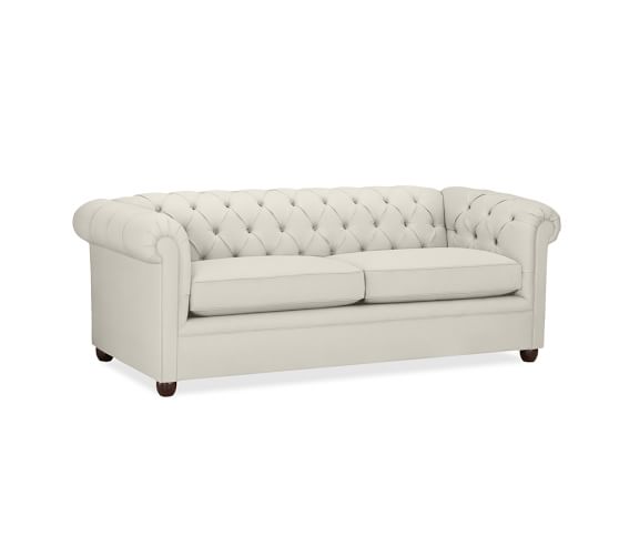 Pottery Barn CHESTERFIELD UPHOLSTERED SOFA memorial day weekend sales