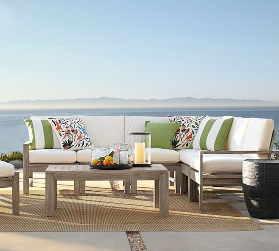 Pottery Barn INDIO SECTIONAL SET Eco Friendly pottery barn outdoor furniture sale 