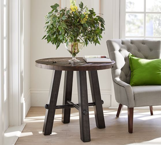 Pottery Barn NOLAN LARGE PEDESTAL TABLE pottery barn pre-memorial day sale 