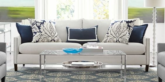 Pottery Barn PASADENA UPHOLSTERED SOFA Loveseat Sofa Grand Sofa pottery barn buy more save more sale memorial day 2016