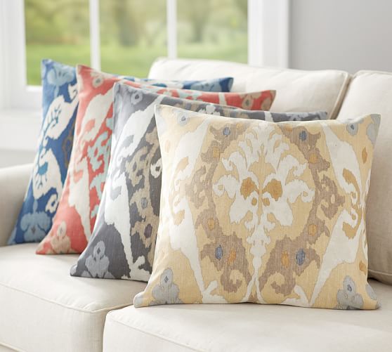 Pottery Barn SARINA IKAT PRINT PILLOW COVER pottery barn pre-memorial day sale 