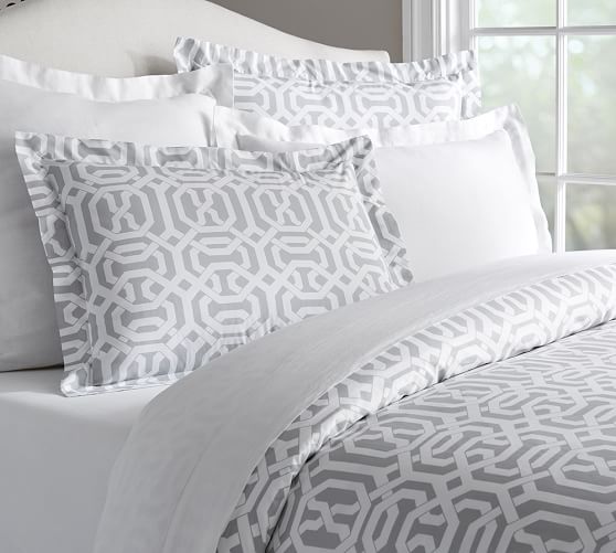 Pottery Barn TERRI ORGANIC DUVET COVER & SHAM pottery barn pre-memorial day sale 