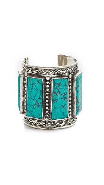 Raga Turquoise Cuff Bracelet Silver Turquoise shopbop surprise sale for spring