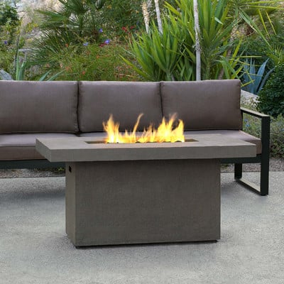 Real Flame Ventura Concrete Propane Fire Pit Table wayfair patio furniture sale