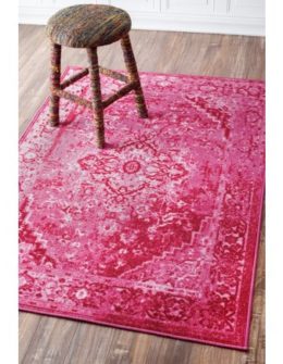 Reiko Rug, Pink One Kings Lane one kings lane rug blowout sale memorial day weekend