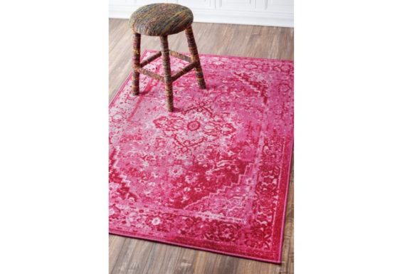 Reiko Rug, Pink One Kings Lane one kings lane rug blowout sale memorial day weekend