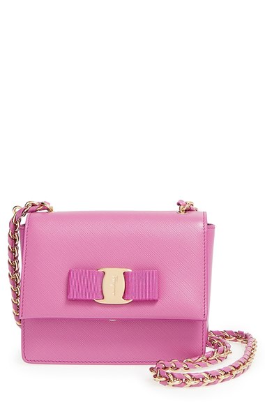 Salvatore Ferragamo 'Ginny - Mini' Crossbody Bag Anenome Nordstrom nordstrom designer clearance sale for women