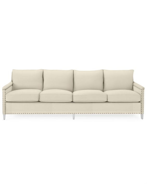 Serena & Lily Spruce Street 4-Seat Sofa with Nailheads serena & lily memorial day sale
