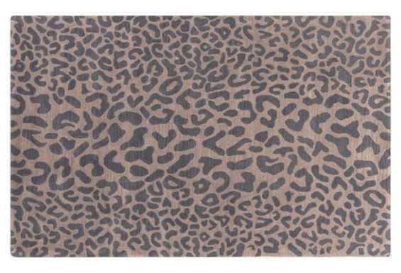 Soma Animal Print Rug, Gray One Kings Lane one kings lane rug blowout sale memorial day weekend