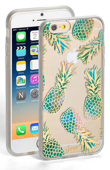 Sonix 'Liana Teal' Pineapple Print iPhone 6 & 6s Case iphone 6s cases mother's day mom