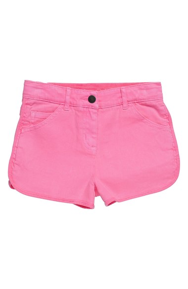 Stella McCartney Kids 'Emma' Jean Shorts (Toddler Girls, Little Girls & Big Girls) Hot Pink Nordstrom nordstrom designer clearance sale for kids
