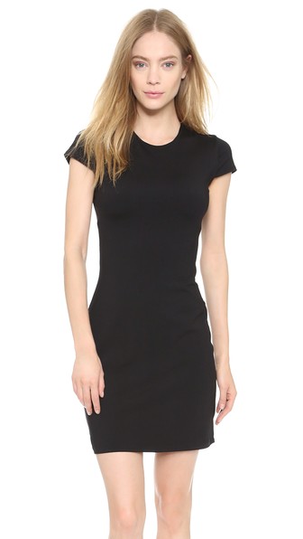 Susana Monaco Crew Dress Black Shopbop shopbop surprise sale for spring