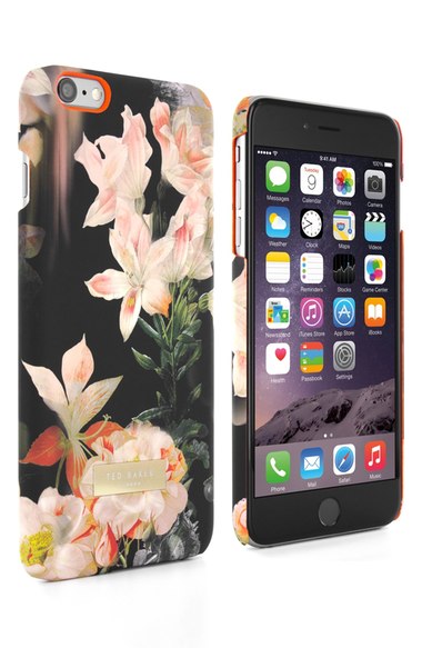 Ted Baker London 'Salso' iPhone 6 Plus & 6s Plus Case Floral Print Multi Colored iphone 6 plus iphone 6s plus cases spring 