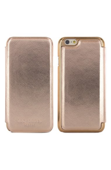 Ted Baker London 'Shannon' iPhone 6 & 6s Folio Case Rose Gold iphone 6s cases mother's day mom