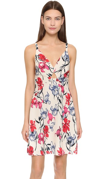 Thakoon Open Front Floral Print Dress Pink Multi shopbop surprise sale may 3 may 4 may 5