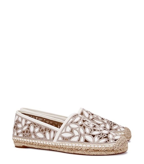 Tory Burch RHEA ESPADRILLE Ivory Cement tory burch memorial day sale