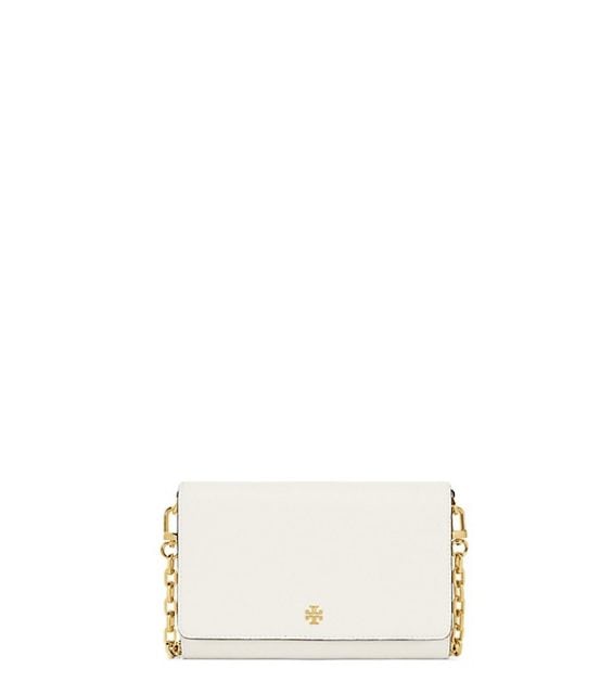 Tory Burch ROBINSON CHAIN WALLET New Ivory tory burch memorial day sale