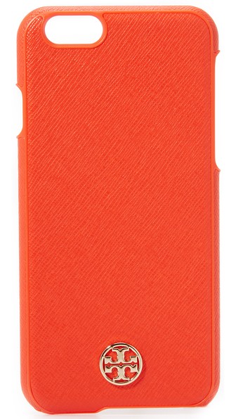 Tory Burch Robinson Hardshell iPhone 6 / 6s case Poppy Red shopbop surprise sale for spring