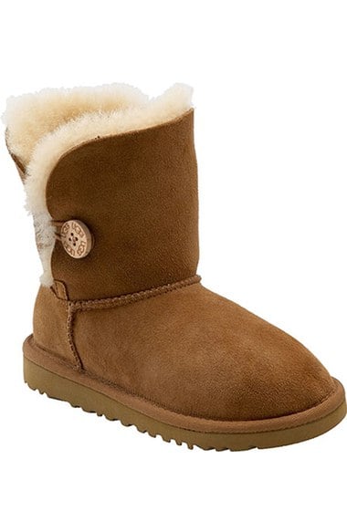 UGG® 'Bailey Button' Boot (Walker, Toddler, Little Kid & Big Kid) Chestnut Nordstrom nordstrom half yearly sale for kids girls of all ages