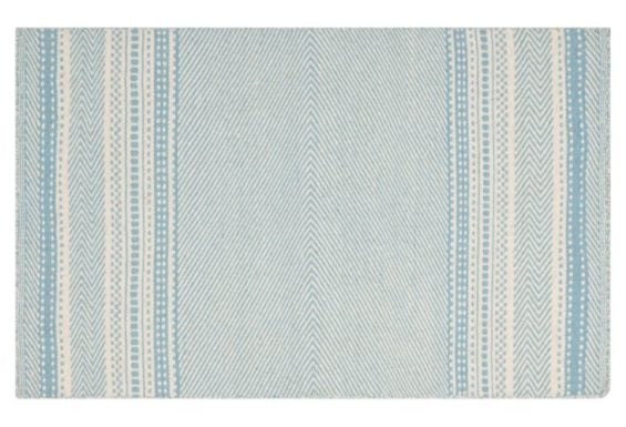 Unai Kilim, Light Blue One Kings Lane one kings lane rug blowout sale memorial day weekend